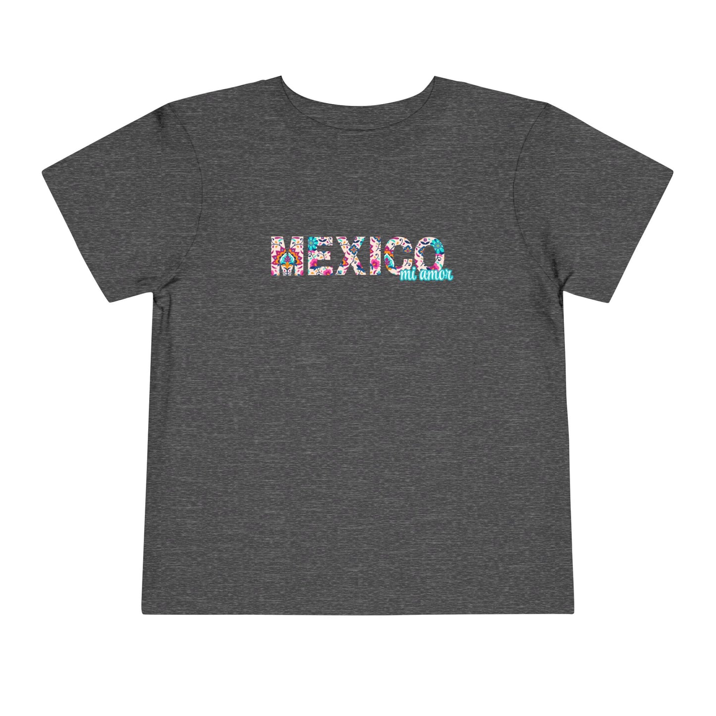 México Mi Amor - Unisex Toddler/Kid - Front Print on Light & Dark Tees👕