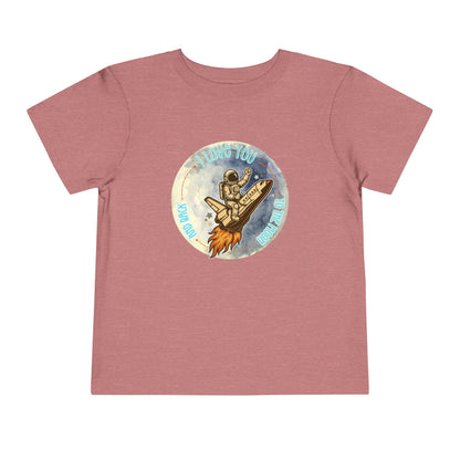 To The Moon - Unisex Toddler/Kid - Front  Print on Light & Dark Tees 👕