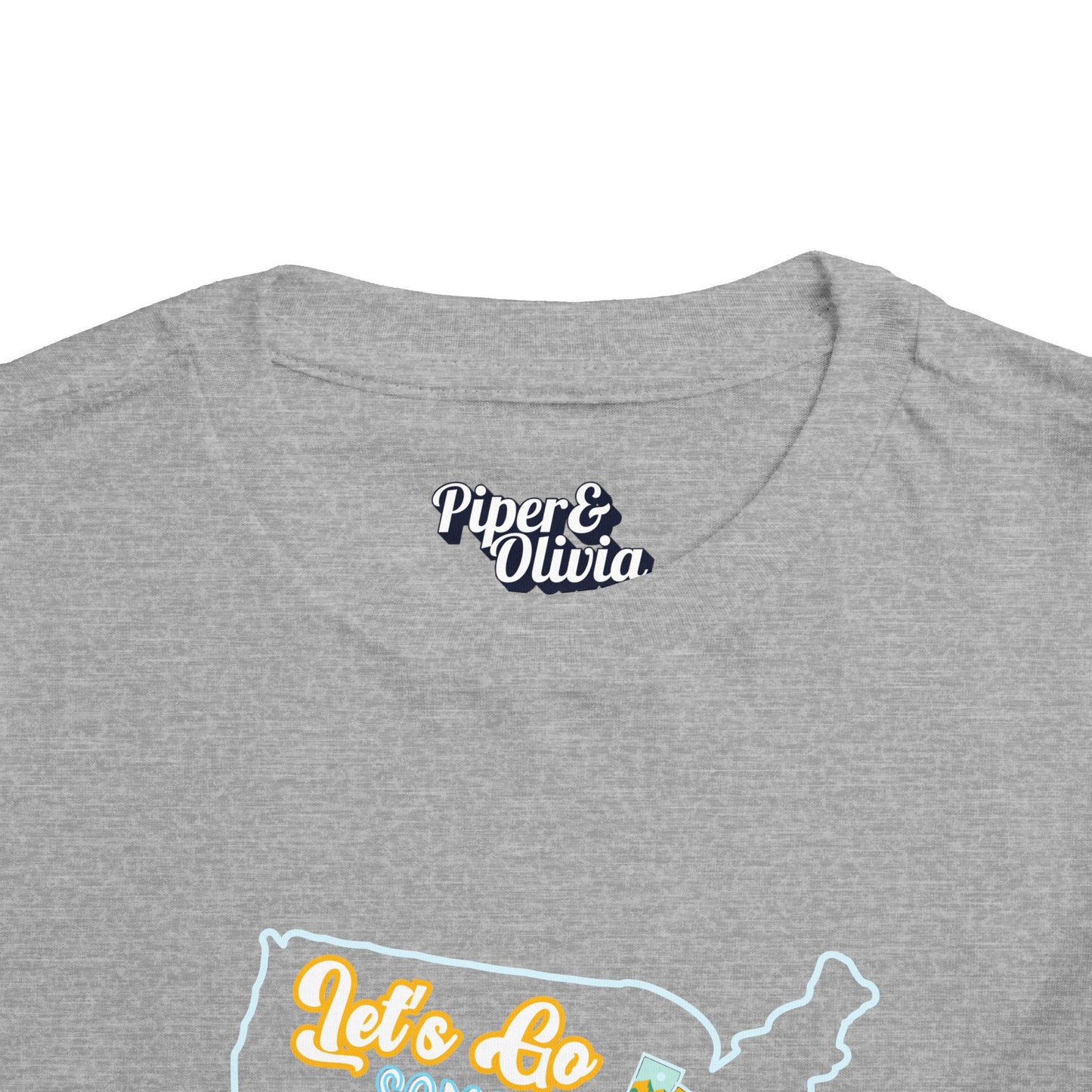 Let's Go Somewhere - Unisex Toddler/Kid - Front Print on Light & Dark Tees👕