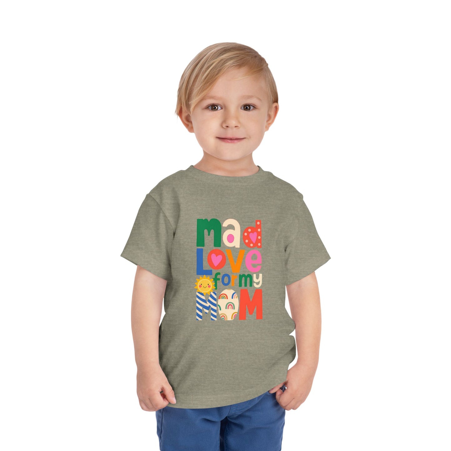 Mad Mom Love - Unisex Toddler/Kid - Front  Print on Light & Dark Tees 👕