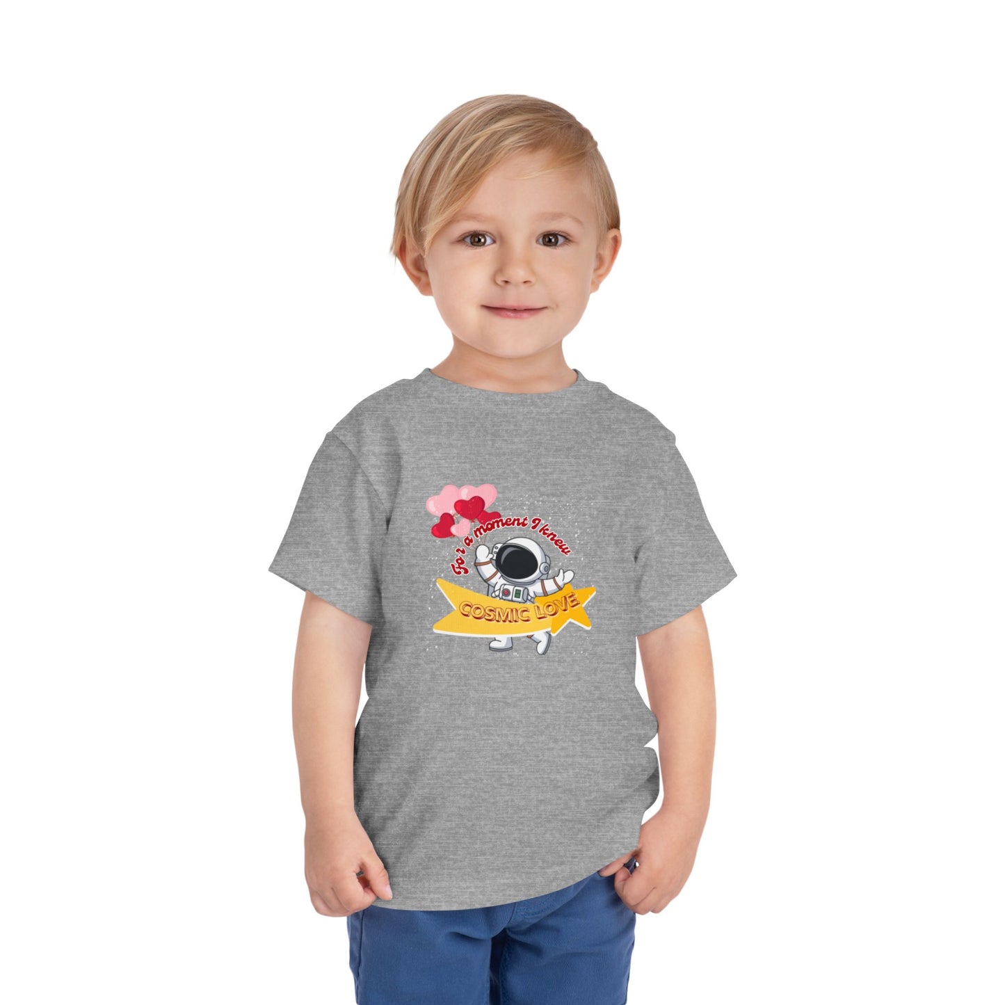 Cosmic Love - Unisex Toddler/Kid - Front Print on Light & Dark Tees👕