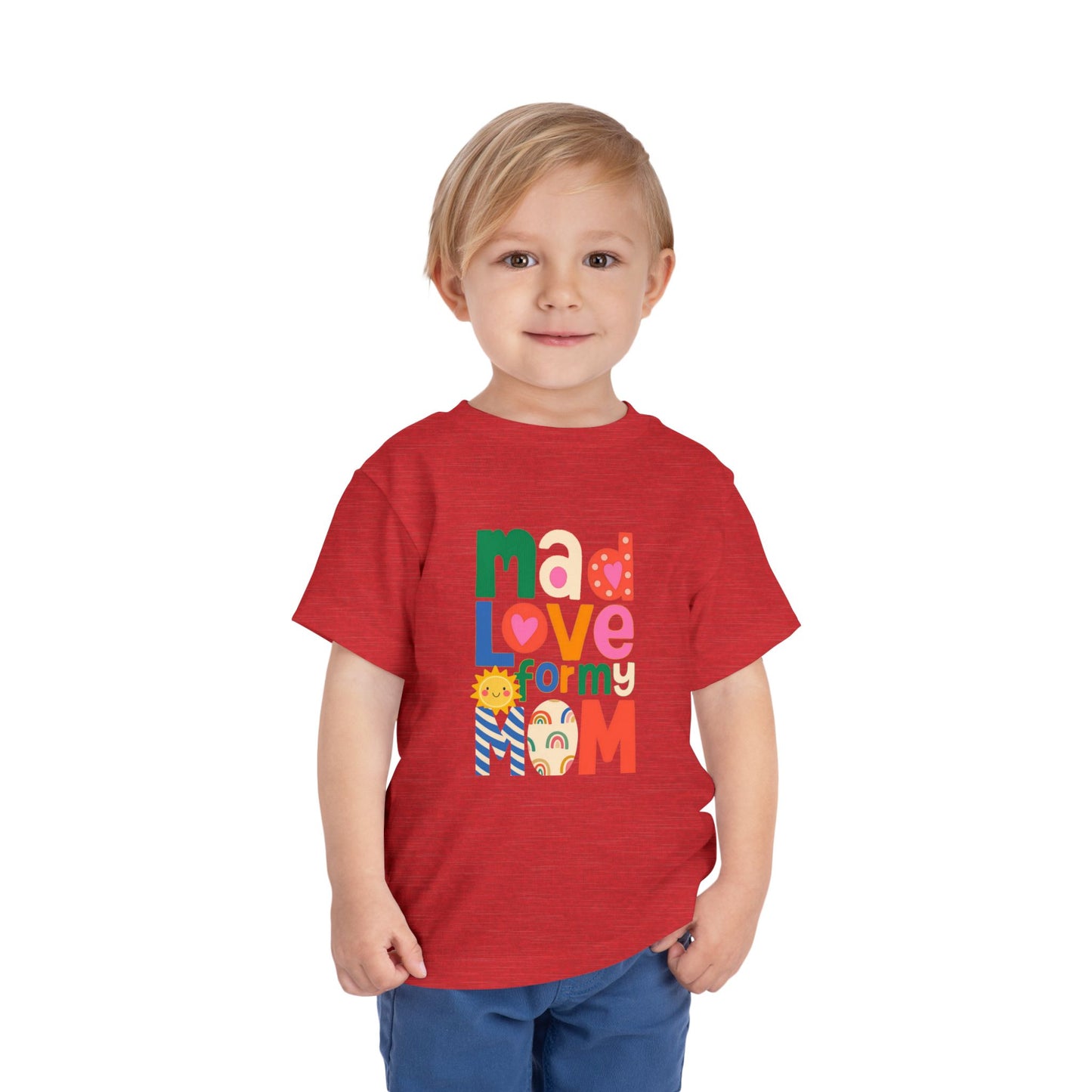 Mad Mom Love - Unisex Toddler/Kid - Front  Print on Light & Dark Tees 👕