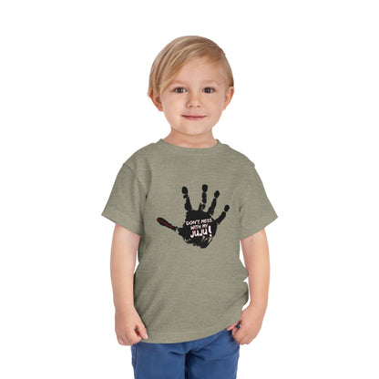 Mess With My Juju - Unisex Toddler/Kid - Front  Print on Light & Dark Tees 👕