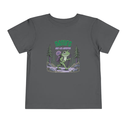 Nature Hits Different - Unisex Toddler/Kid - Front  Print on Light & Dark Tees 👕