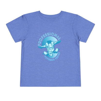 Patience Tester - Toddler Unisex - Front Print on Light & Dark Tees👕