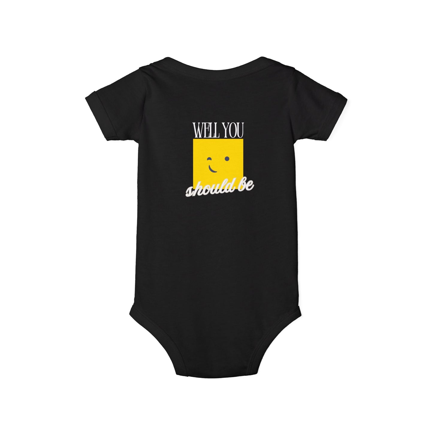 Little Old Me - Unisex Baby - Front & Back Print on Light & Dark Onsies👕