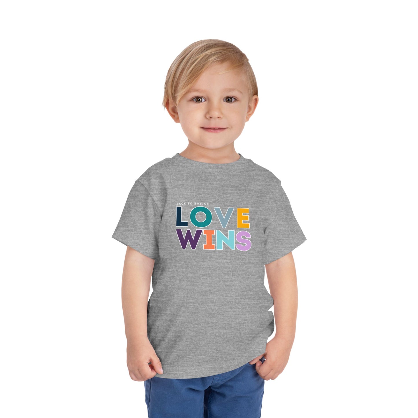 Love Wins - Unisex Toddler/Kid - Front Print on Light & Dark Tees👕