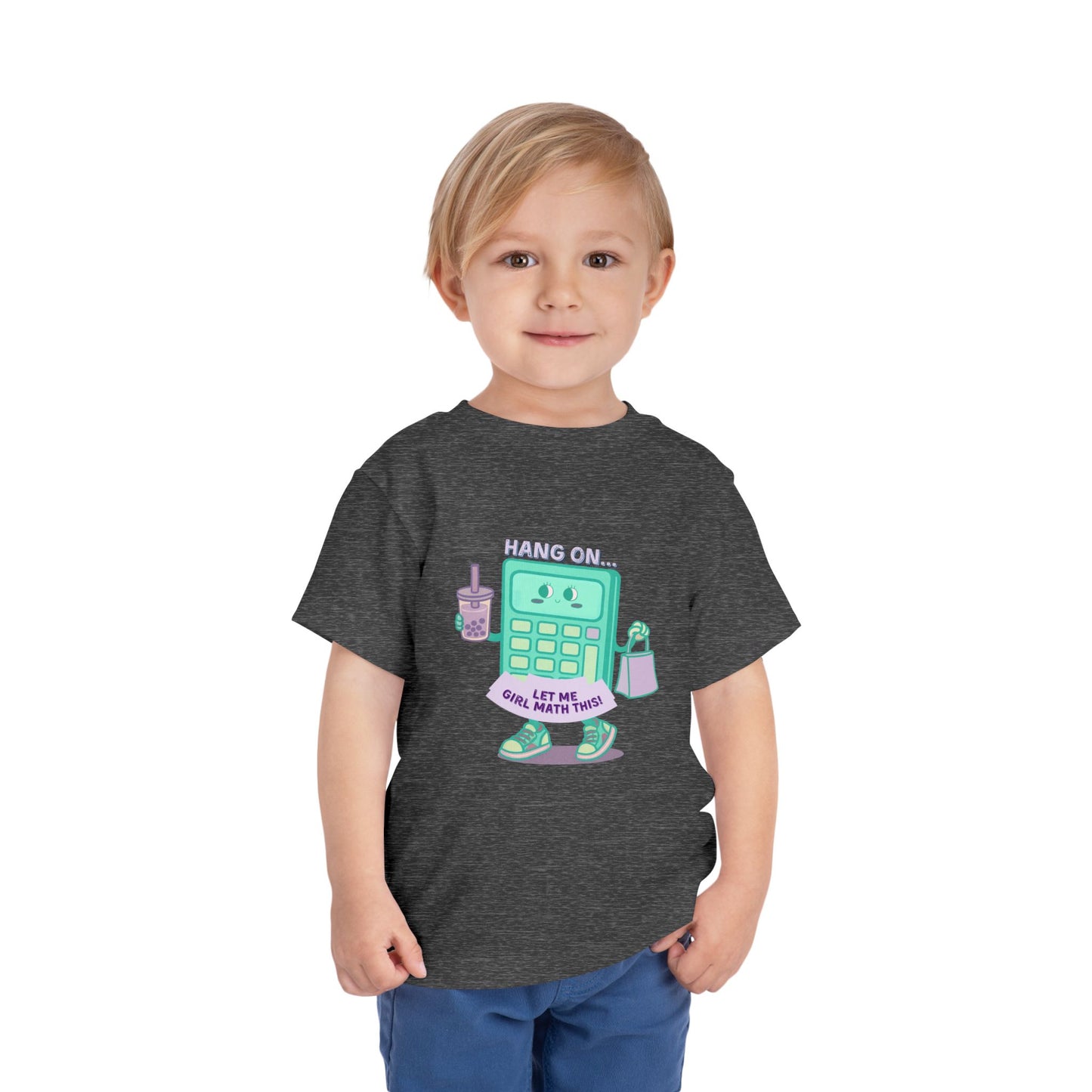 Girl Math - Unisex Toddler/Kid - Front Print on Light & Dark Tees 👕