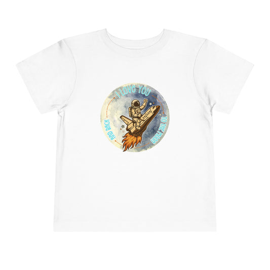 To The Moon - Unisex Toddler/Kid - Front  Print on Light & Dark Tees 👕