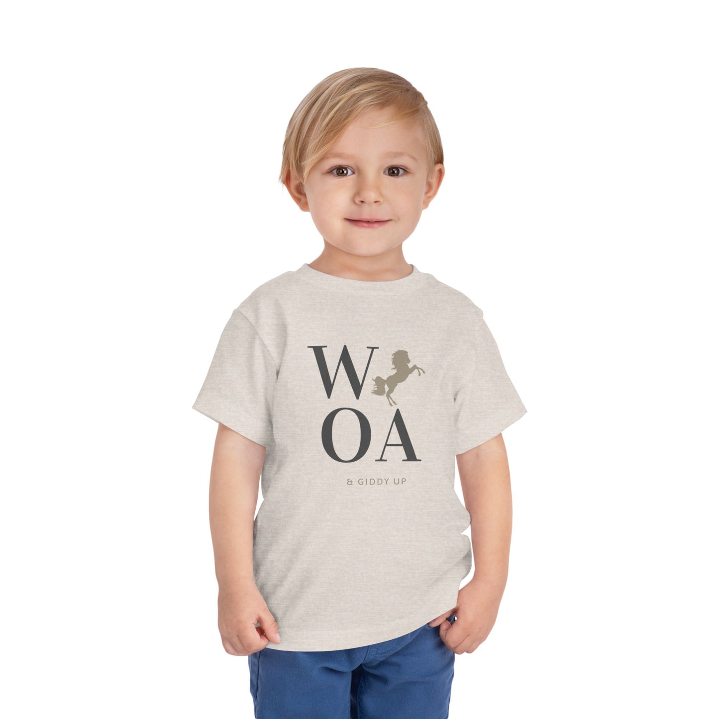 WHOA - Unisex Toddler/Kid - Front Print on Light & Dark Tees👕