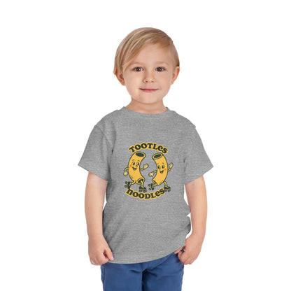 Tootles Noodles - Unisex Toddler/Kid - Front  Print on Light & Dark Tees 👕