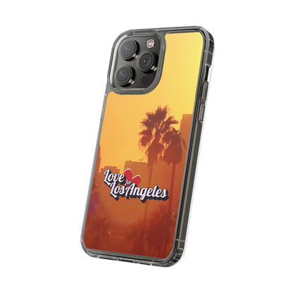 Love 4 Los Angeles  - Phone Case - Clear Cases with Sunset Design📱