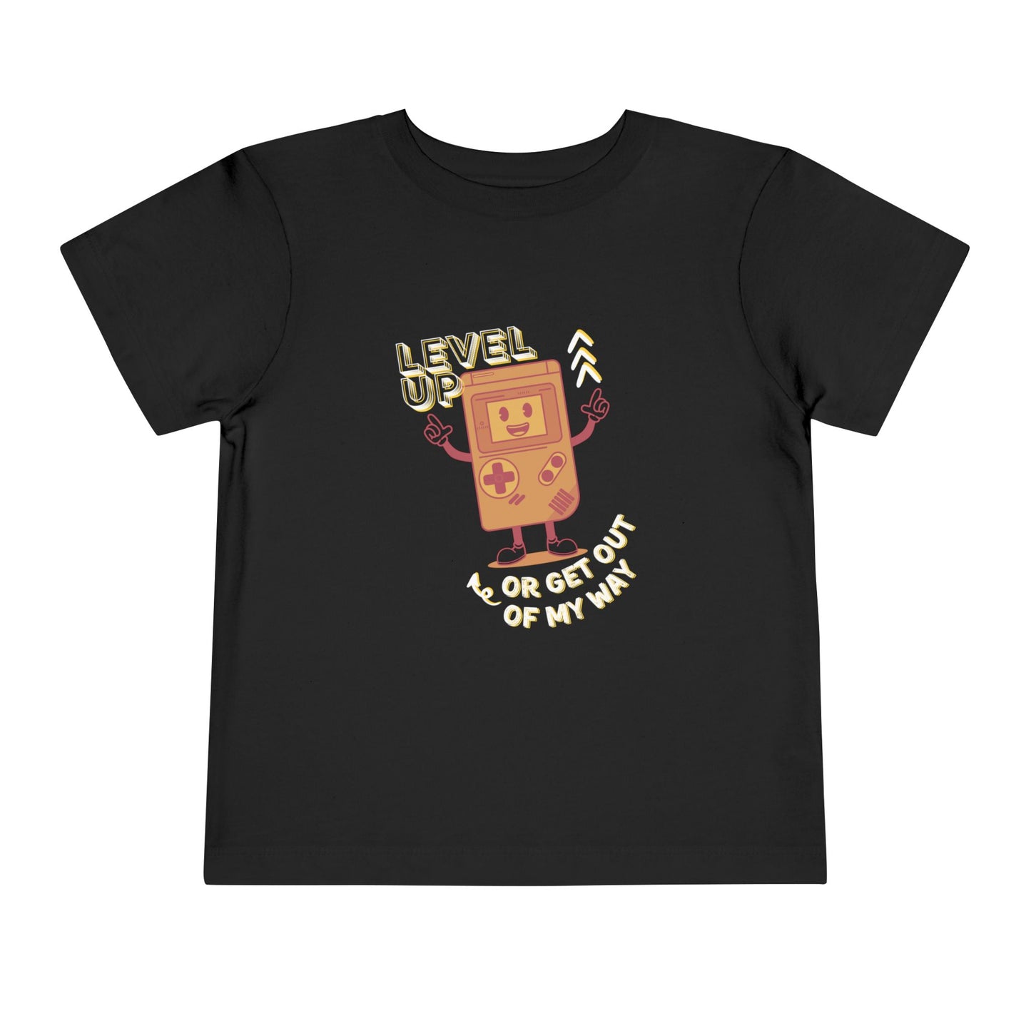 Level Up - Unisex Toddler/Kid - Front  Print on Light & Dark Tees 👕