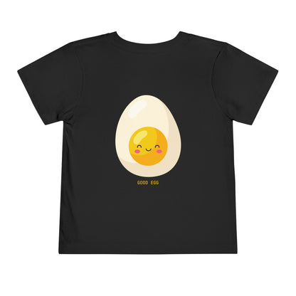 Good Egg - Unisex Toddler/Kid - Front  Back Print on Light & Dark Tees 👕