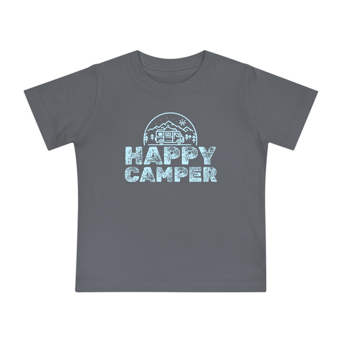 Happy Camper - Unisex Baby/Toddler - on Light & Dark Tees👕