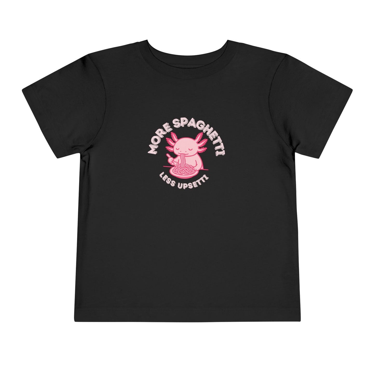 More Spaghetti - Unisex Toddler/Kid - Front Print on Light & Dark Tees👕