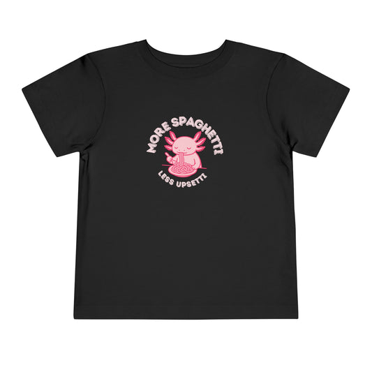 More Spaghetti - Unisex Toddler/Kid - Front Print on Light & Dark Tees👕