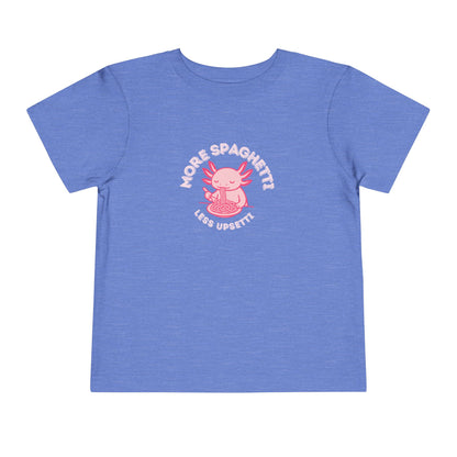 More Spaghetti - Unisex Toddler/Kid - Front Print on Light & Dark Tees👕