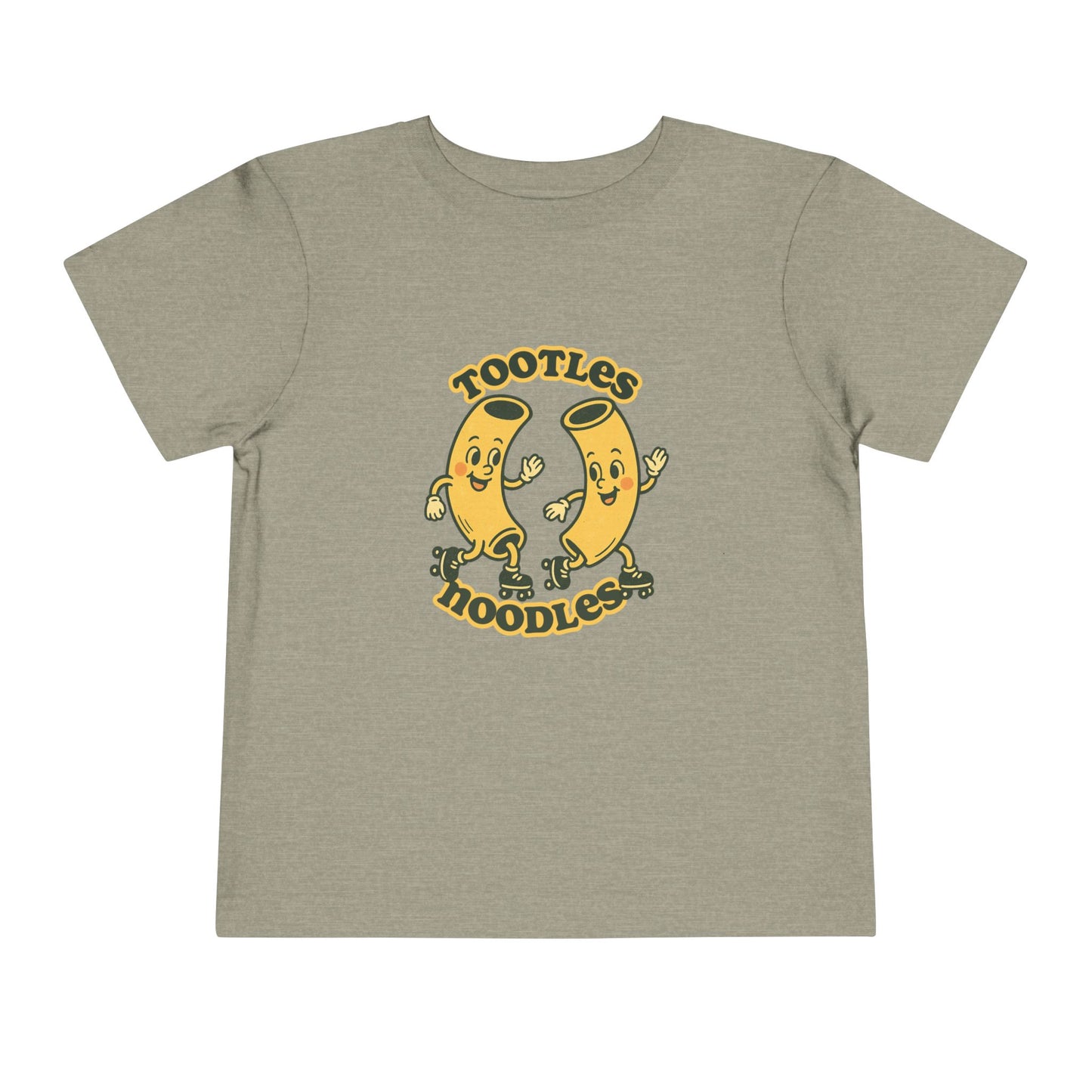 Tootles Noodles - Unisex Toddler/Kid - Front  Print on Light & Dark Tees 👕