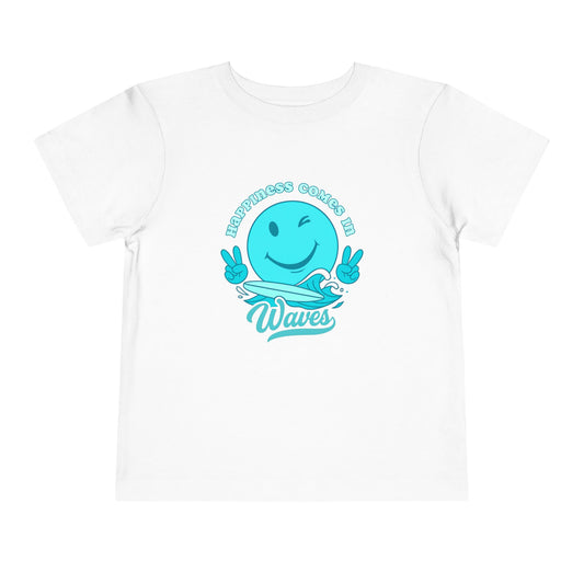 Happiness in Waves- Toddler/Kid  - on Light & Dark Tees👕