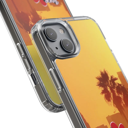 Love 4 Los Angeles  - Phone Case - Clear Cases with Sunset Design📱