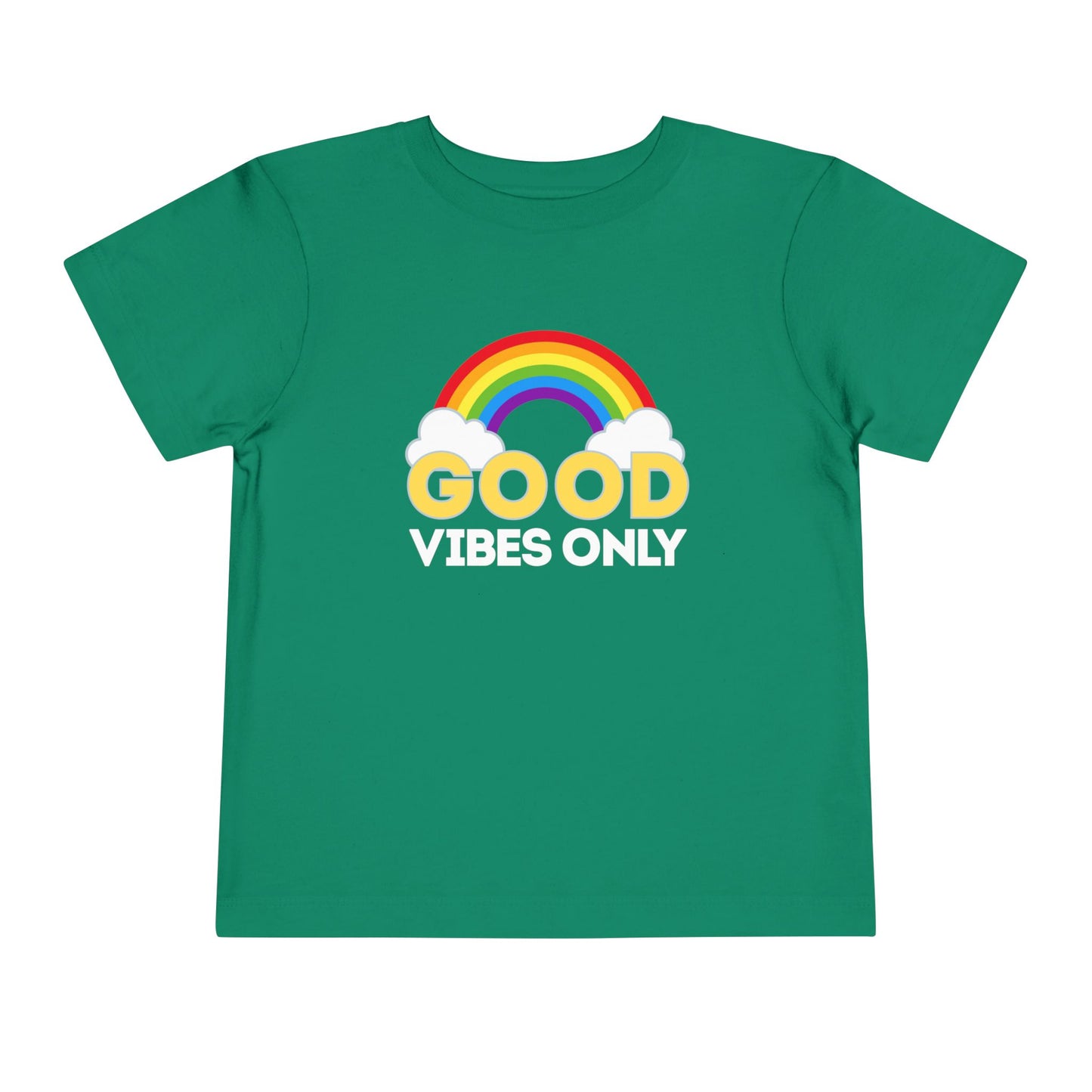 Good Vibes - Unisex Toddler/Kid - Front Print on Light & Dark Tees👕