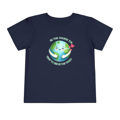 Be The Change - Unisex Toddler/Kid - Front Print on Light & Dark Tees👕