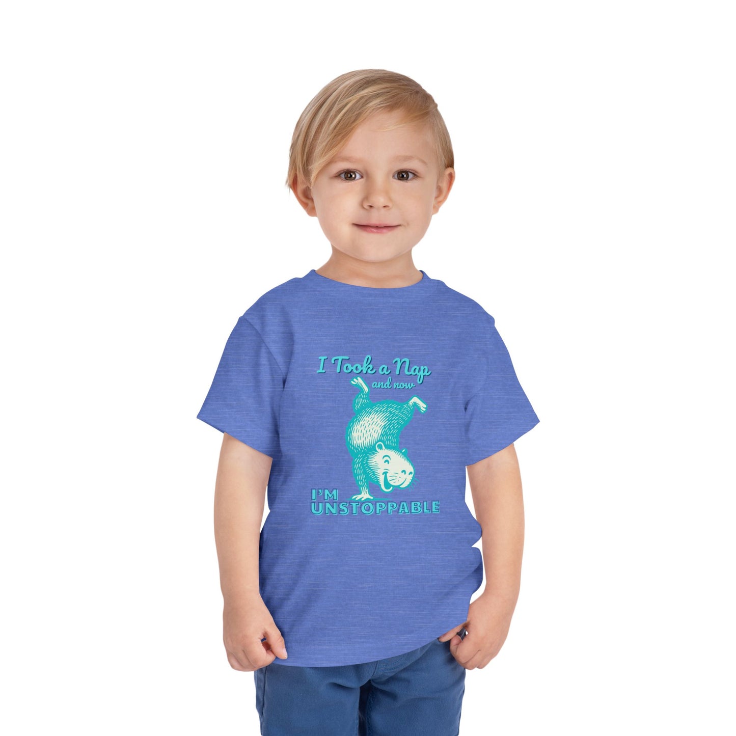Unstoppable - Unisex Toddler/Kid - Front  Print on Light & Dark Tees 👕