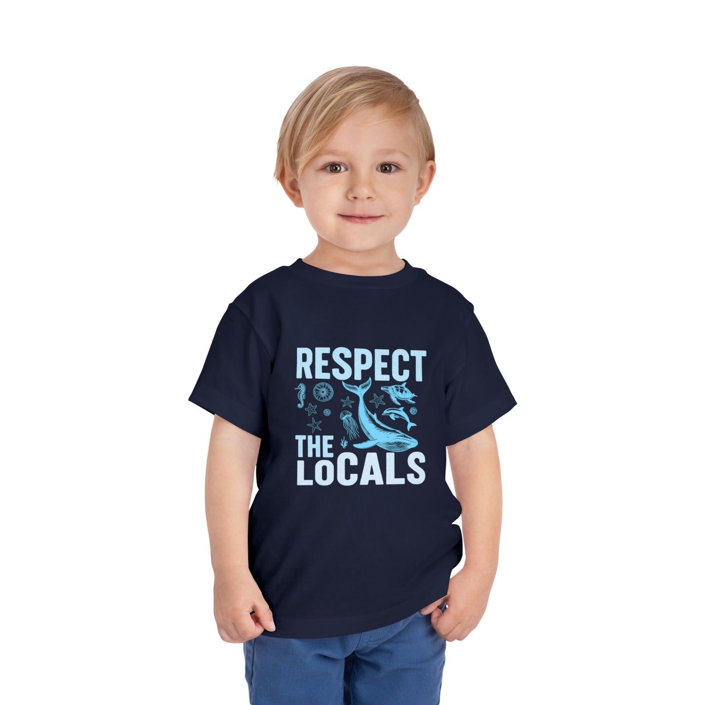 Respect Locals - Front Print on Light & Dark Tees 👕