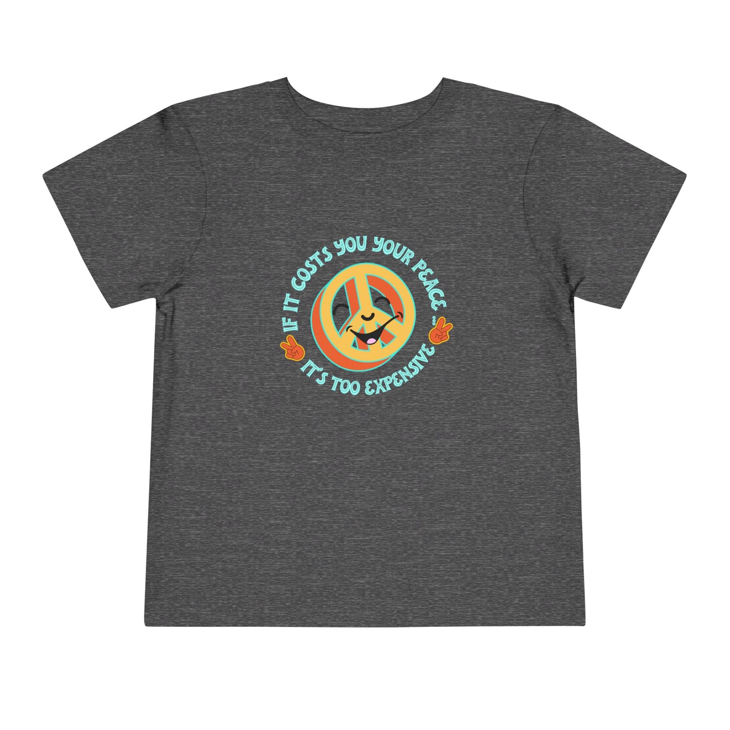 Too Expensive - Unisex Toddler/Kid - Front  Print on Light & Dark Tees 👕