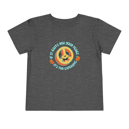Too Expensive - Unisex Toddler/Kid - Front  Print on Light & Dark Tees 👕