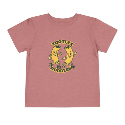 Tootles Noodles - Unisex Toddler/Kid - Front  Print on Light & Dark Tees 👕