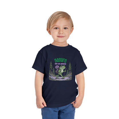 Nature Hits Different - Unisex Toddler/Kid - Front  Print on Light & Dark Tees 👕