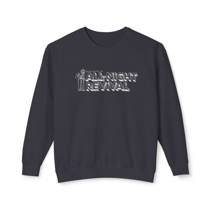All Night Revival - Unisex - On Dark Lightweight Crewneck Sweatshirt 👕
