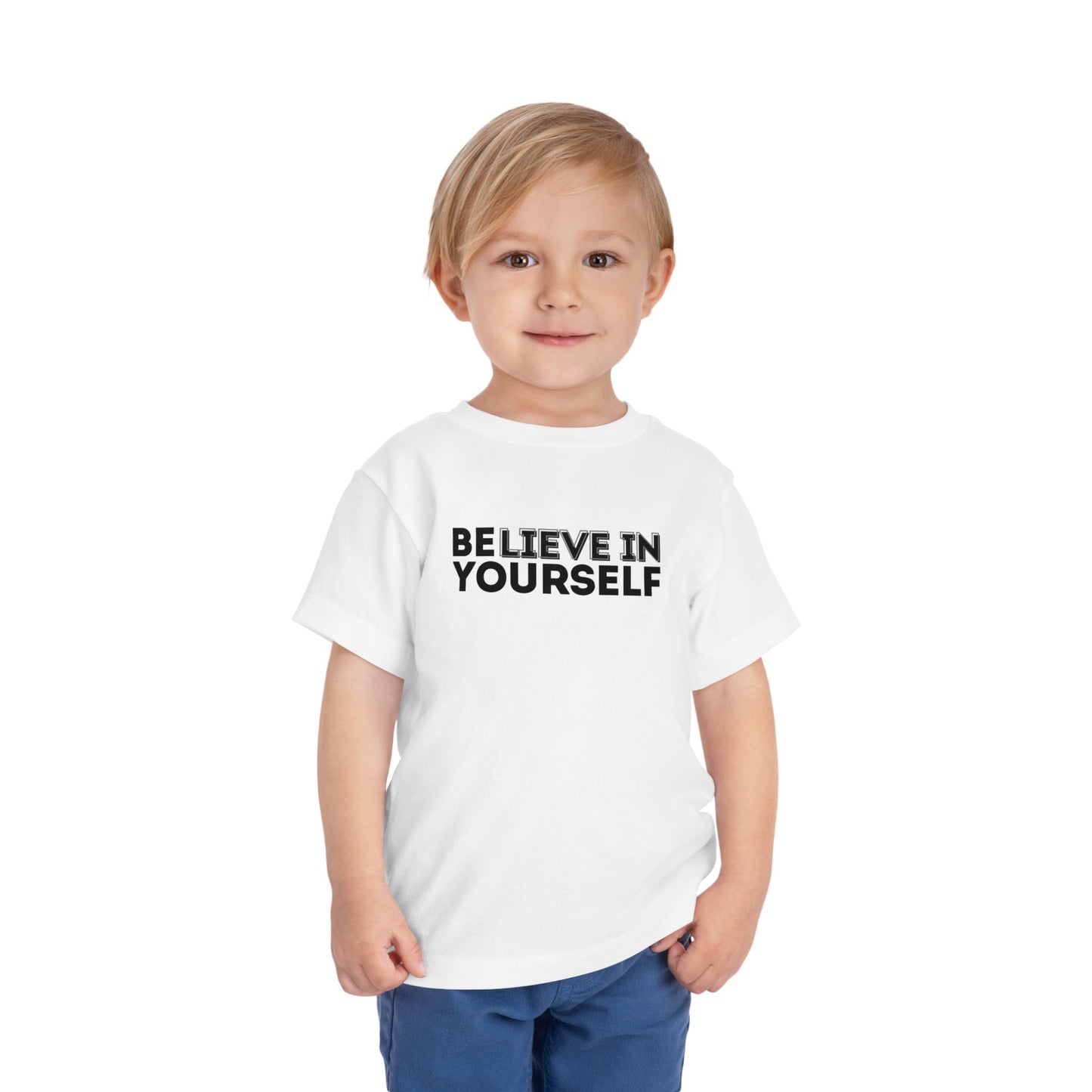 Believe In Yourself - Unisex Toddler/Kid - Front Print on Light & Dark Tees👕