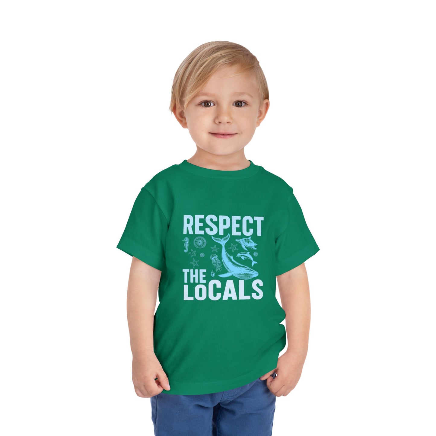 Respect Locals - Front Print on Light & Dark Tees 👕