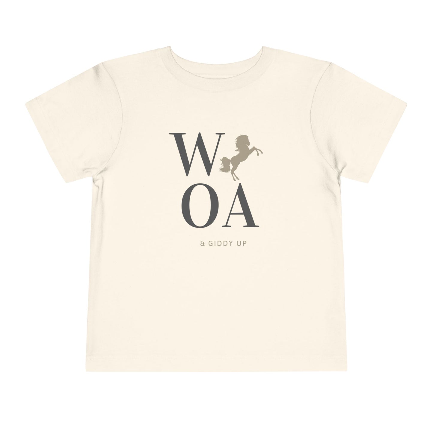 WHOA - Unisex Toddler/Kid - Front Print on Light & Dark Tees👕
