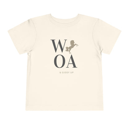 WHOA - Unisex Toddler/Kid - Front Print on Light & Dark Tees👕