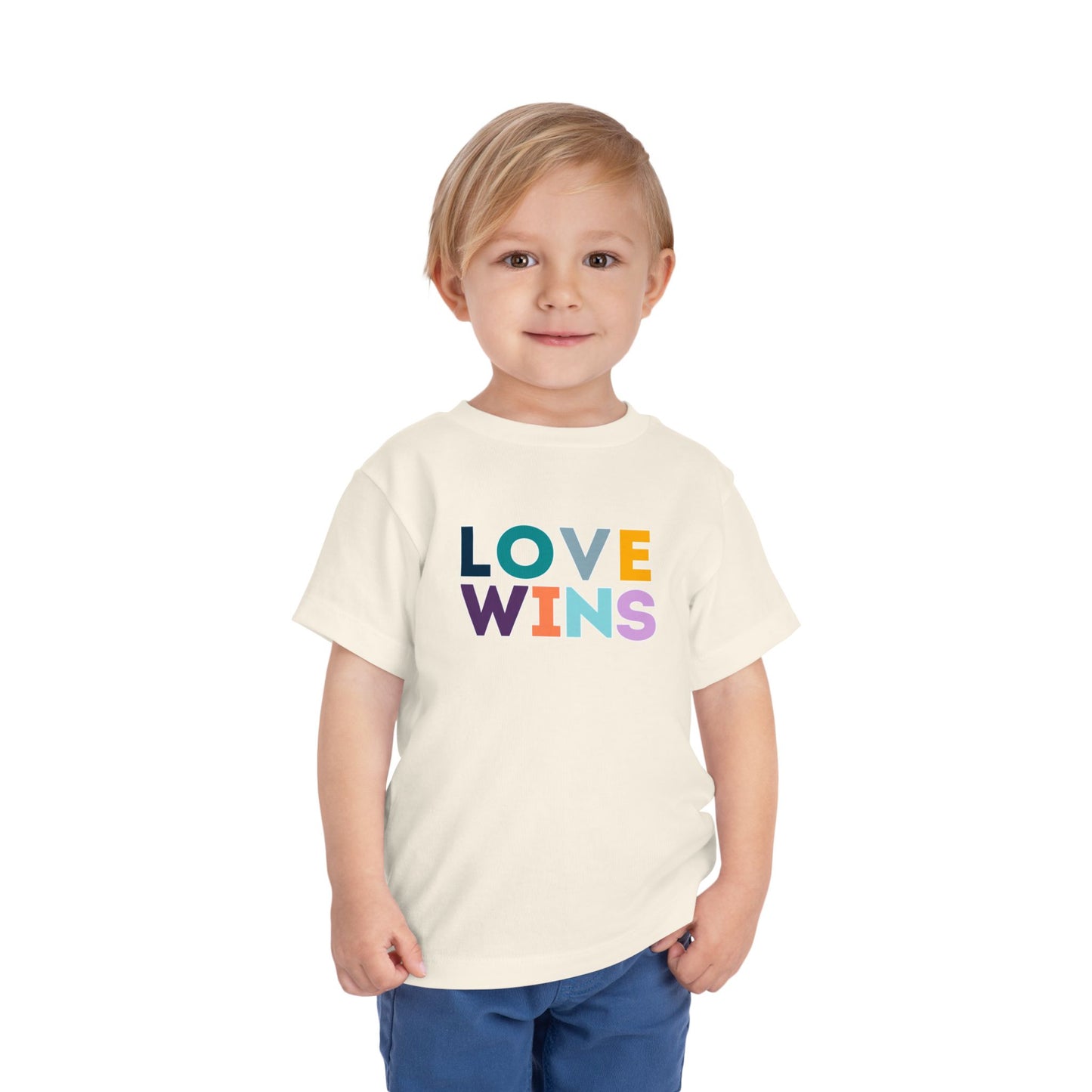 Love Wins - Unisex Toddler/Kid - Front Print on Light & Dark Tees👕