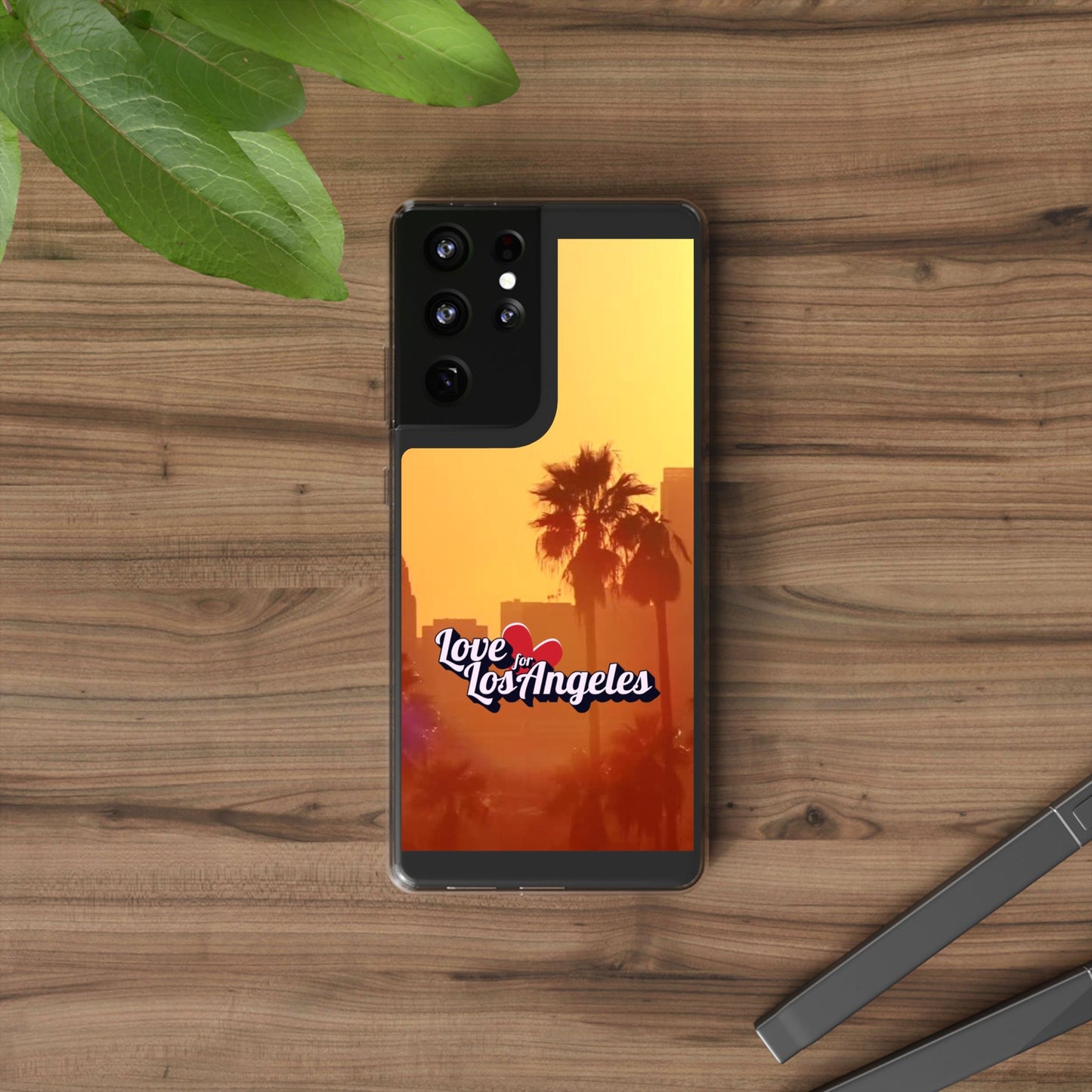 Love 4 Los Angeles  - Phone Case - Clear Cases with Sunset Design📱