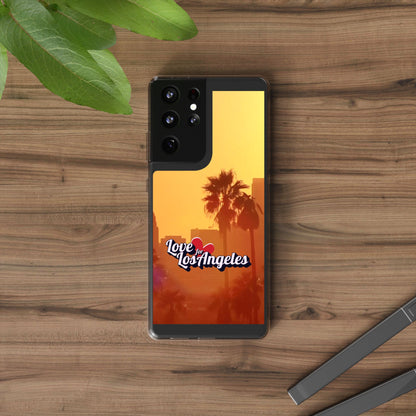 Love 4 Los Angeles  - Phone Case - Clear Cases with Sunset Design📱