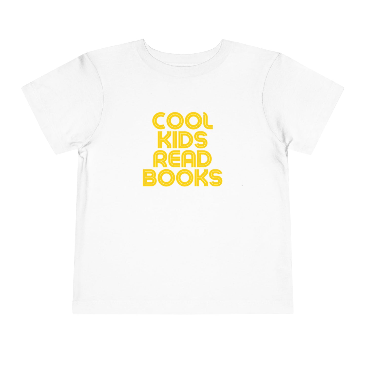 Cool Kids Read Books - Unisex Toddler/Kid - Front Print on Light & Dark Tees👕