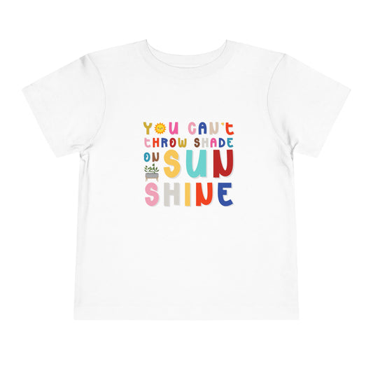 Can't Throw Shade - Front Print on Light & Dark Tees 👕