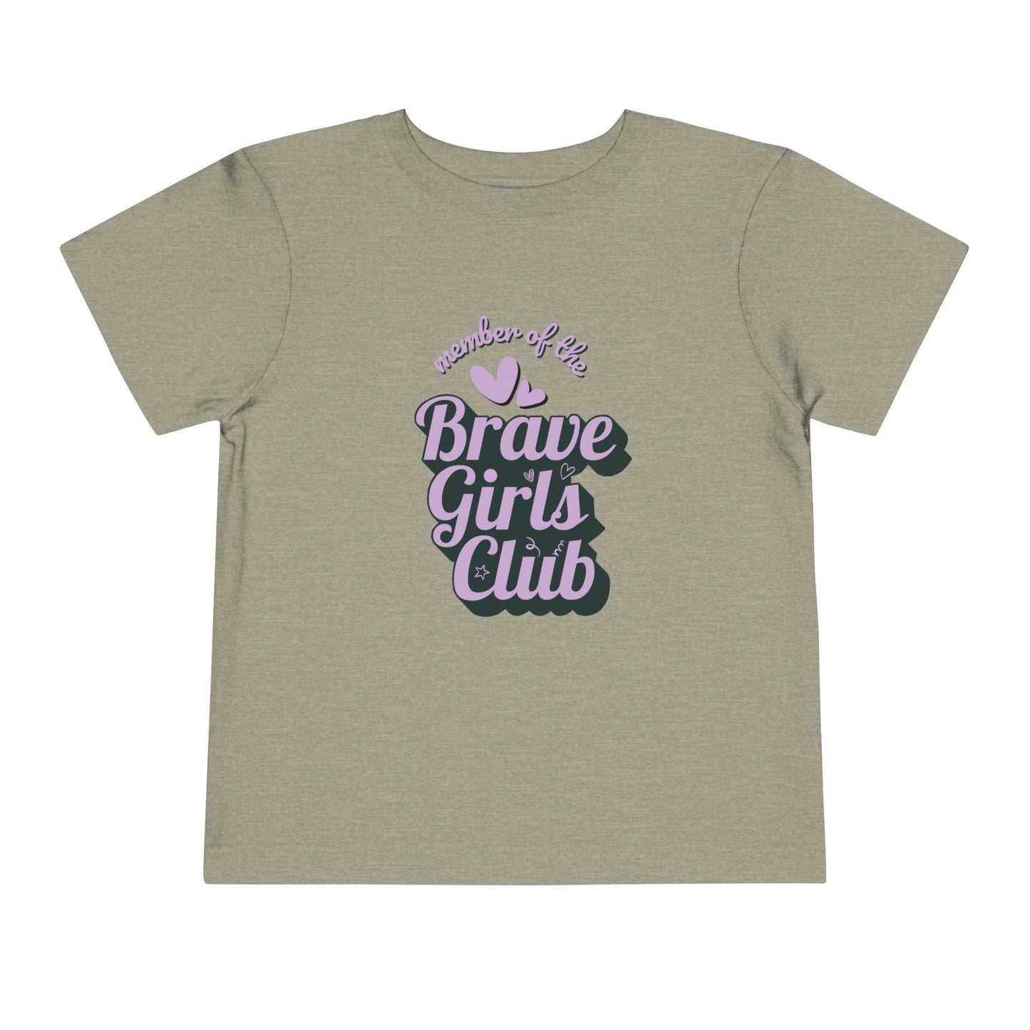 Brave Girls Club - Unisex Toddler/Kid - Front  Print on Light & Dark Tees 👕