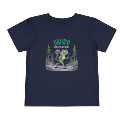 Nature Hits Different - Unisex Toddler/Kid - Front  Print on Light & Dark Tees 👕