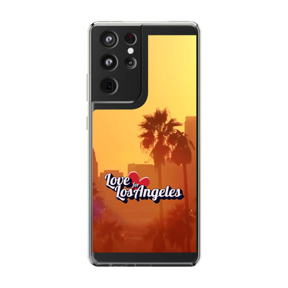 Love 4 Los Angeles  - Phone Case - Clear Cases with Sunset Design📱