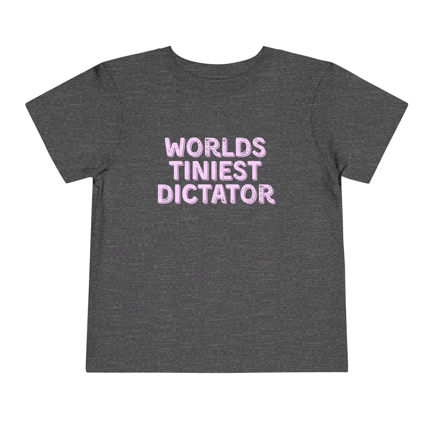Tiniest Dictator - Unisex Toddler/Kid - Front & Back Print on Light & Dark Tees👕