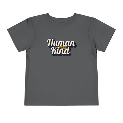 Human Kind - Unisex Toddler/Kid - Front Print on Light & Dark Tees👕