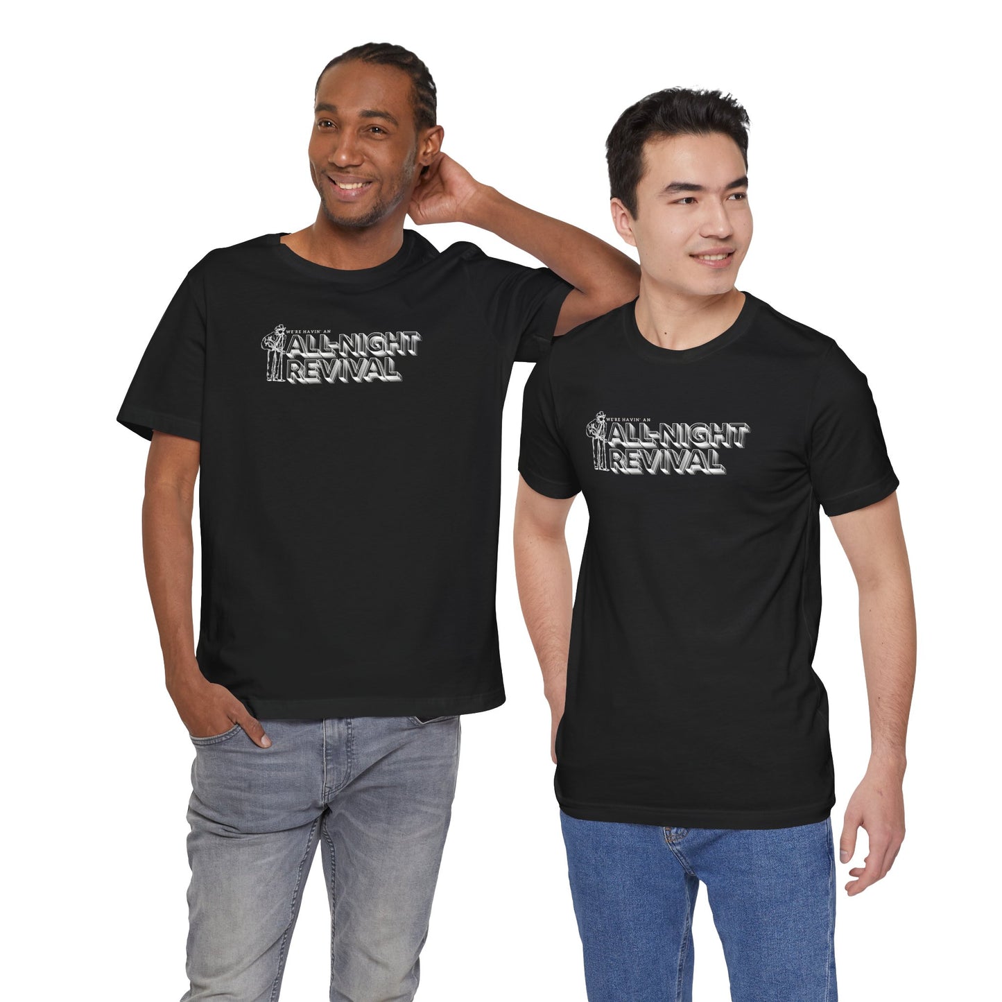 All Night Revival - Unisex Fit - Dark & Light Tees 👕