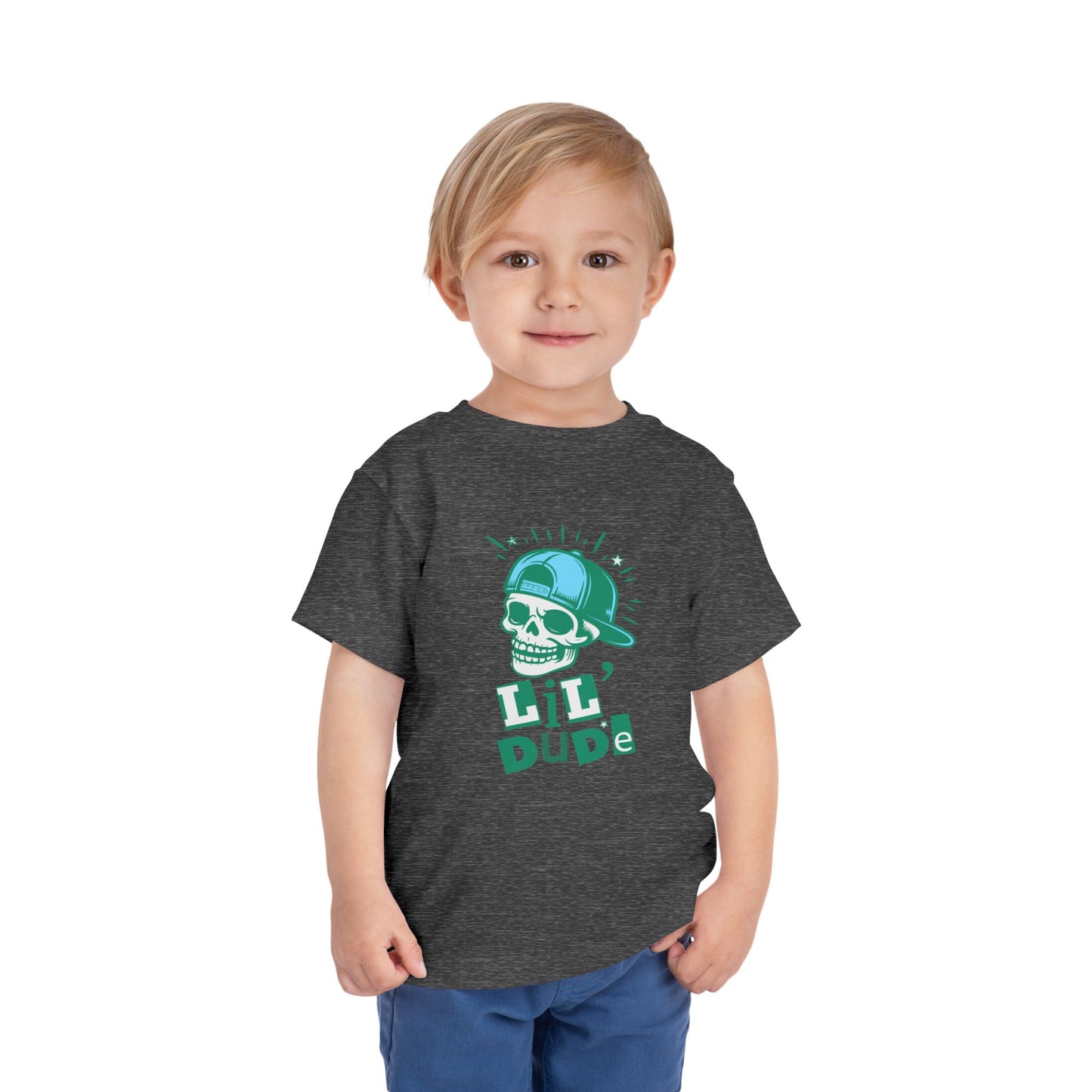Lil' Dude - Unisex Toddler/Kid - Front  Print on Light & Dark Tees 👕